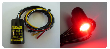 BikeVis Red Bullets Tail / Brake Converter