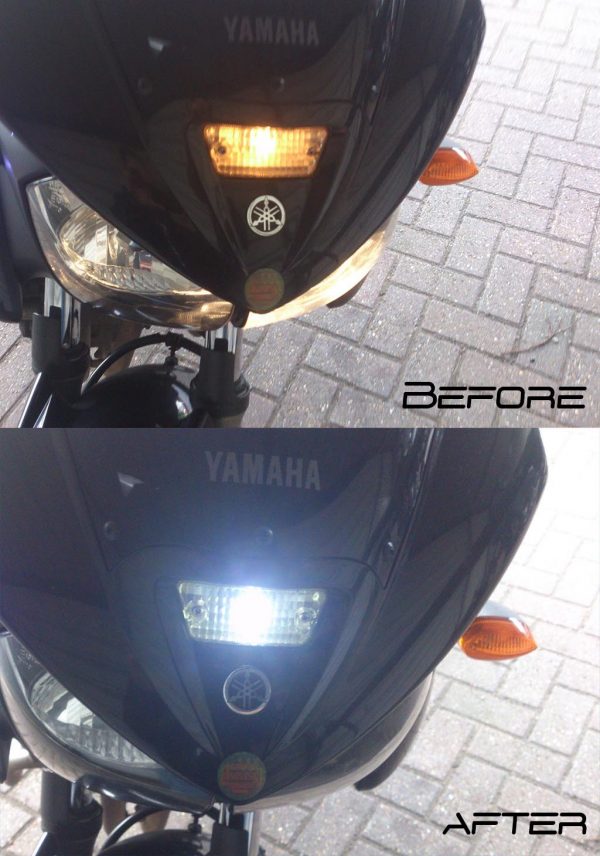 BikeVis Motorcycle T10 501 Wedge Sidelight Upgrade